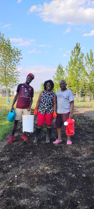 seniors summer volunteers garden may 